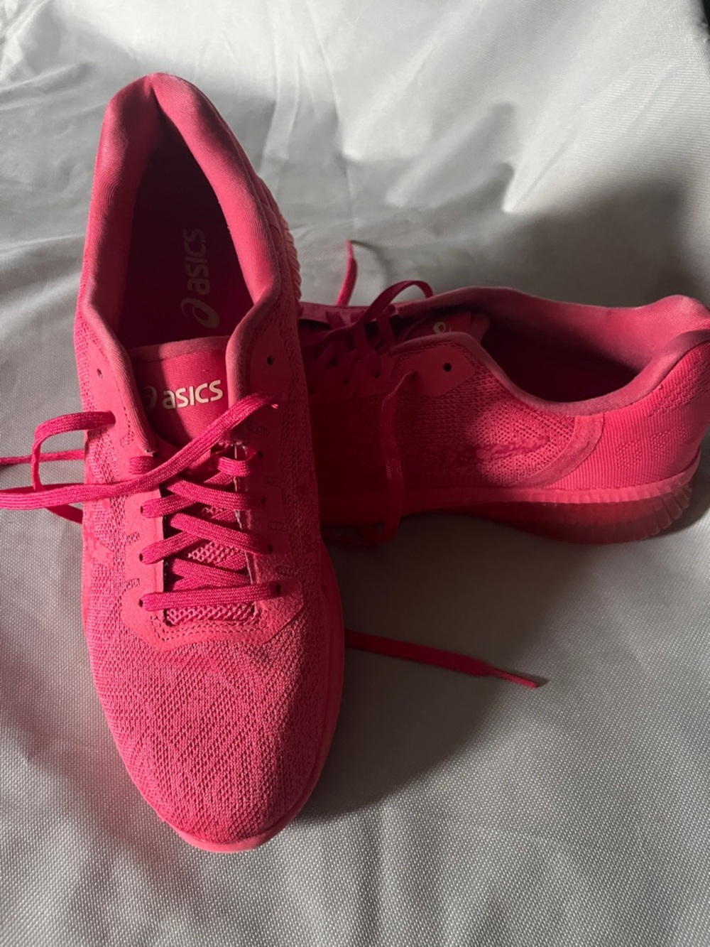 ASICS Women's Bright pink coral color Athletic Running Shoes